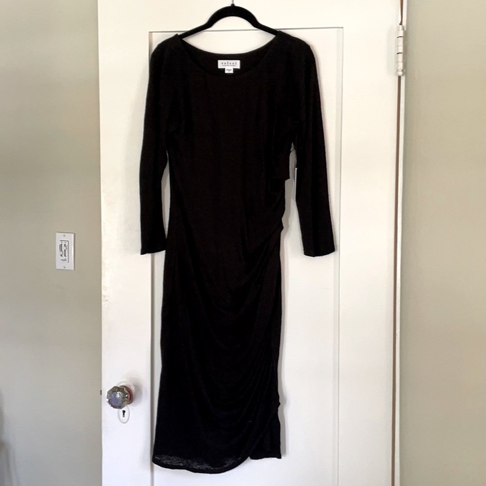 Velvet by Graham & Spencer black dress, NWT